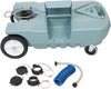 e 20122 Portable Waste Transport 4 Wheeler, 18 Gallon