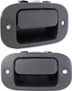 Interior Door Handle Set Compatible with 2005-2010 Dodge Dakota, Fits 2006-2009 Mitsubishi Raider, Fits 2011 Ram Dakota Rear, Driver and Passenger Side Black