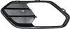 Fog Lamp Molding Compatible with 2017-2019 Ford Escape Painted-Black(Gloss Black) Passenger Side