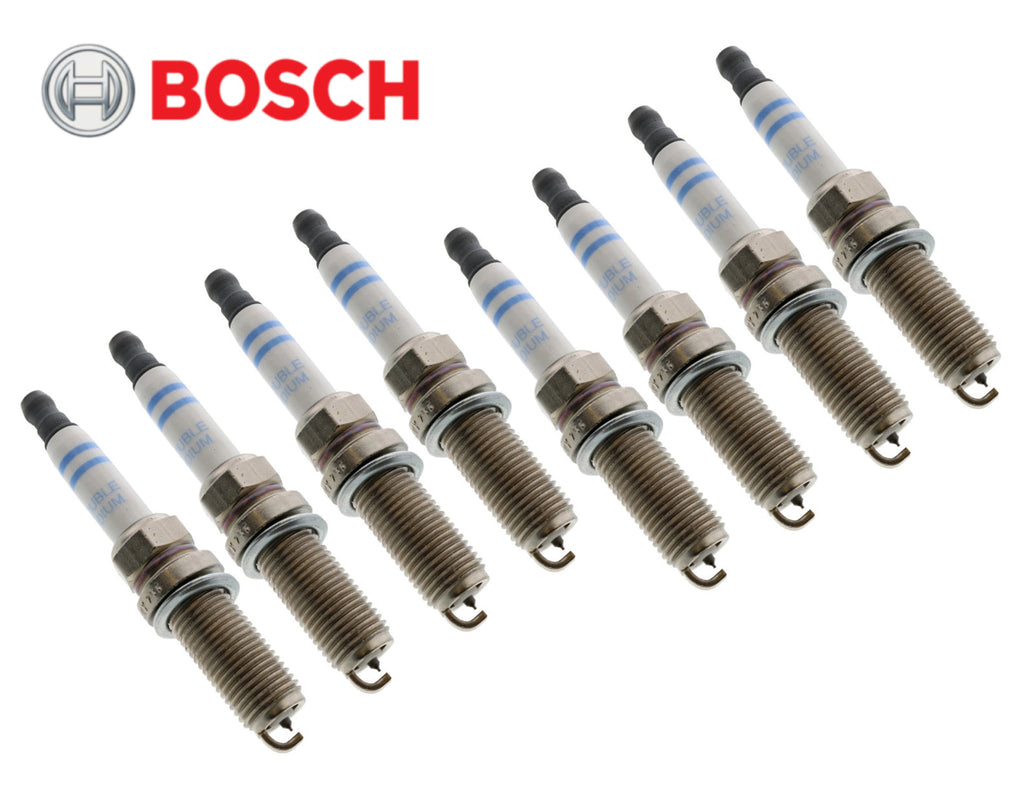 OEM Spark Plug Double Iridium 8Pcs Bosch for Land Rover LR4 Ranger Rover / Sport