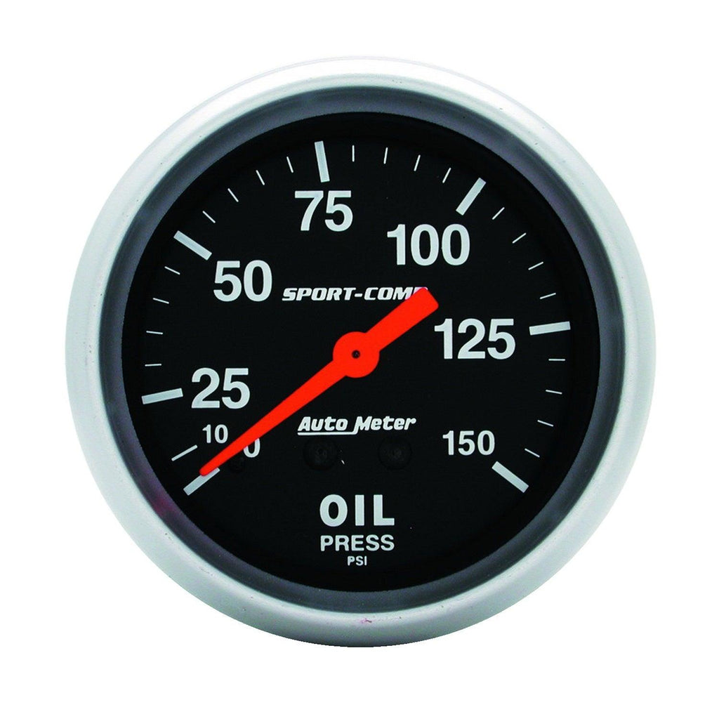 2-5/8 in. OIL PRESSURE 0-150 PSI SPORT-COMP - greatparts