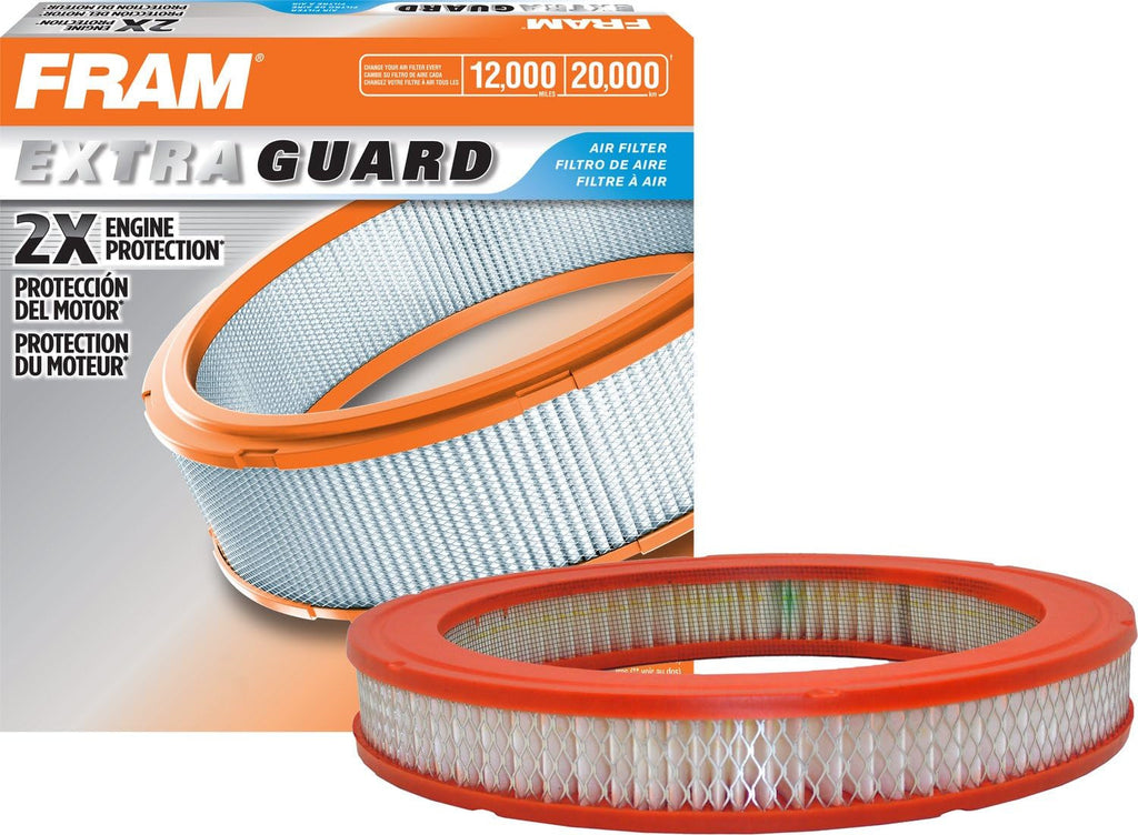 FRAM Extra Guard round Plastisol Engine Air Filter Replacement, Easy Install W/ Advanced Engine Protection and Optimal Performance, CA3566