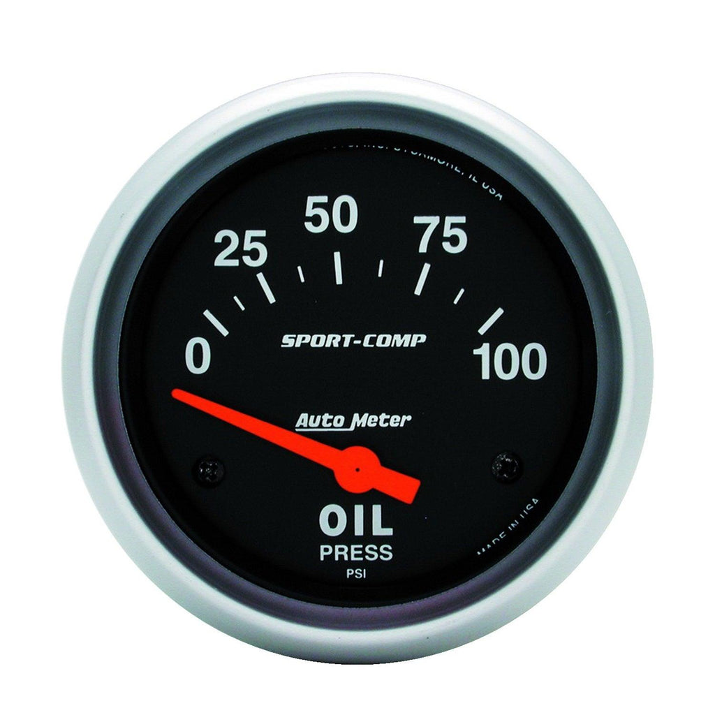 2-5/8 in. OIL PRESSURE 0-100 PSI SPORT-COMP - greatparts