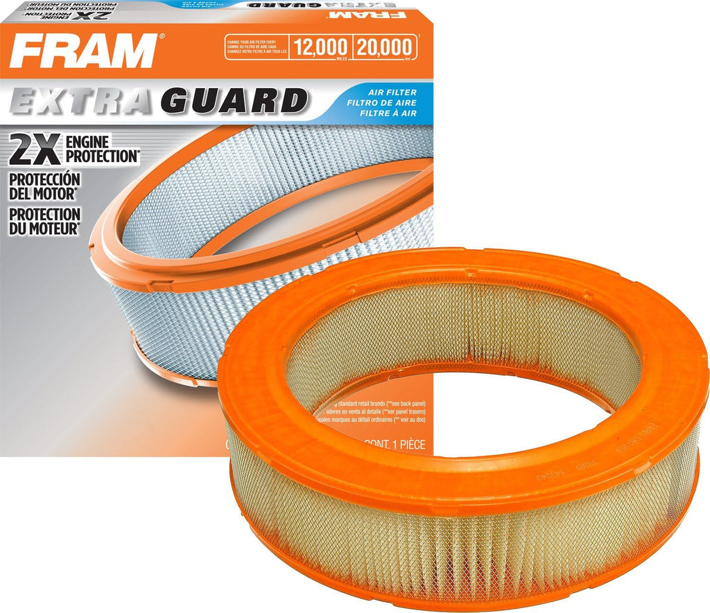 Extra Guard round Plastisol Engine Air Filter Replacement, Easy Install W/ Advanced Engine Protection and Optimal Performance, CA3159