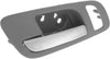 for Chevy Avalanche Interior Door Handle 2007-2013 Front Driver Side Gray Bezel W/Chrome Lever | Trim:All Submodels