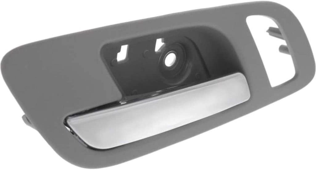 for GMC Yukon Interior Door Handle Front, Driver Side Gray Bezel with Chrome Lever (2007-2014) | Trim:All Submodels