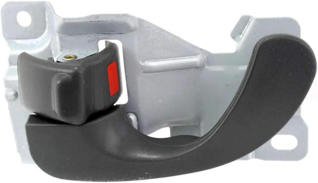 for Mitsubishi Mirage Interior Door Handle Front or Rear, Driver Side Gray (1997-2002) | with Door Lock Button | Trim: LS/DE | MI1352111 | MR415316