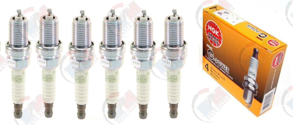 NGK "PLATINUM" Spark Plugs Set of 6 for 1993-1997 Toyota Land Cruiser 4.5L