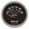 2-1/16 in. VOLTMETER 8-18V GM BLACK - greatparts