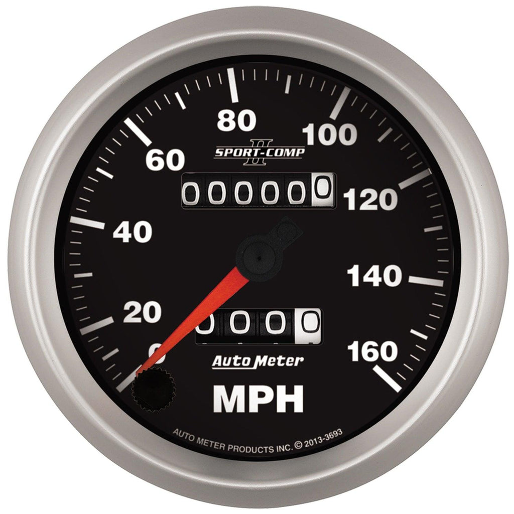 3-3/8 in. SPEEDOMETER 0-160 MPH SPORT-COMP II - greatparts