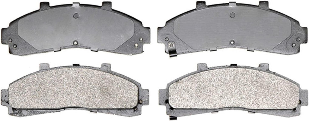 Silver 14D652M Semi-Metallic Front Disc Brake Pad Set with Wear Sensor,7.1 X 5.9 X 2.2 Inches