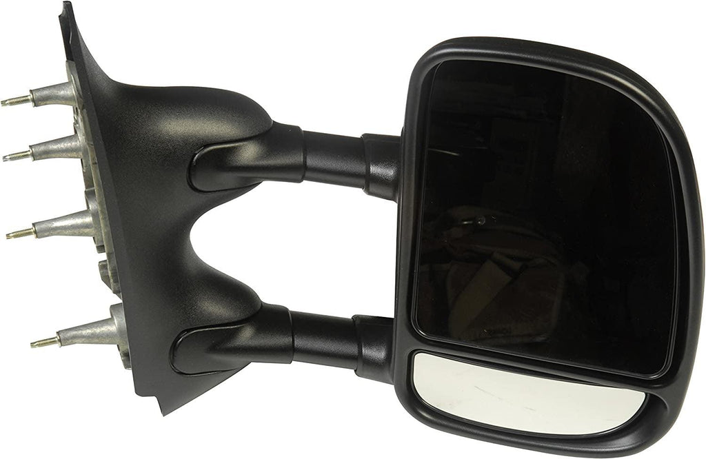 Dorman 955-1298 Passenger Side Manual Door Mirror - Folding Compatible with Select Ford Models, Black