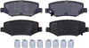 Silver 14D1274MH Semi-Metallic Rear Disc Brake Pad Set with Hardware