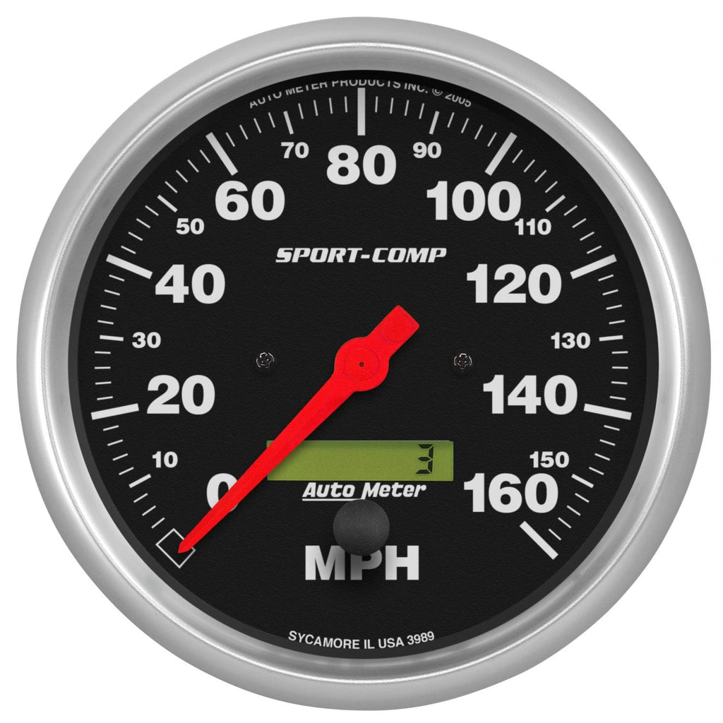 5 in. SPEEDOMETER 0-160 MPH SPORT-COMP - greatparts