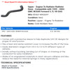 Upper - Engine to Radiator Radiator Hose - Compatible with 1999 - 2003 GMC W3500 Forward 5.7L V8 GAS 2000 2001 2002