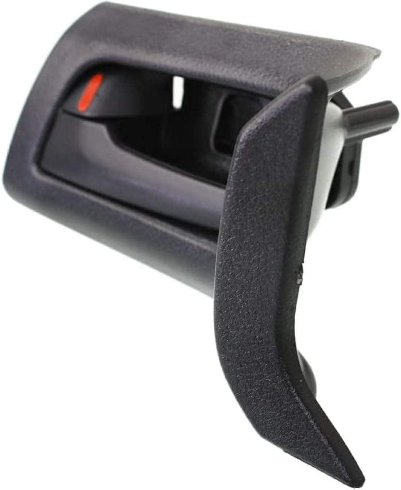 for Pontiac G8 Interior Door Handle Front, Driver Side Black (2008-2009) | with Door Lock Button| Trim: Base/Gt/Gxp