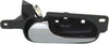 for Buick Lucerne Interior Door Handle Rear, Driver Side Black Bezel with Chrome Lever (2006-2011) | Trim:All Submodels | GM1552118 | 10376564