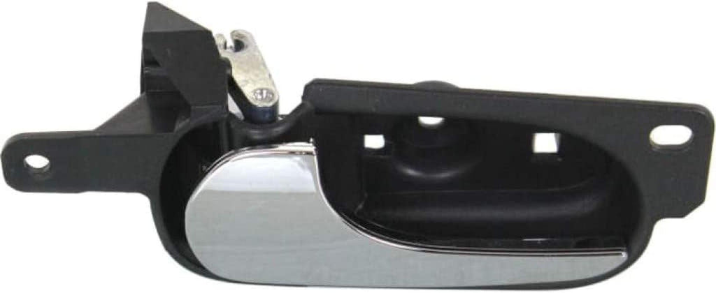 for Buick Lucerne Interior Door Handle Rear, Driver Side Black Bezel with Chrome Lever (2006-2011) | Trim:All Submodels | GM1552118 | 10376564