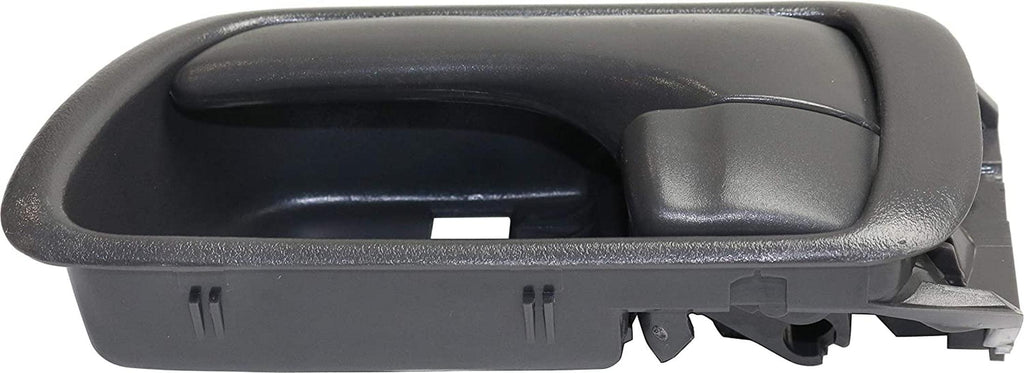 Aftermarket Front and Rear Interior Door Handle Set of 4 Compatible with 2002-2006 Toyota Camry Gray with Door Lock Button Driver and Passenger Side