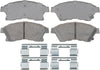 Gold 17D1522CH Ceramic Front Disc Brake Pad Set