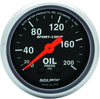 3322 Sport-Comp Mechanical Oil Pressure Gauge,2.3125 In.