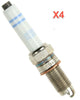 Set 4 Spark Plugs BOSCH 8180 REPLACE OEM # 04E905612C for AUDI A3 VW Jetta 1.4L