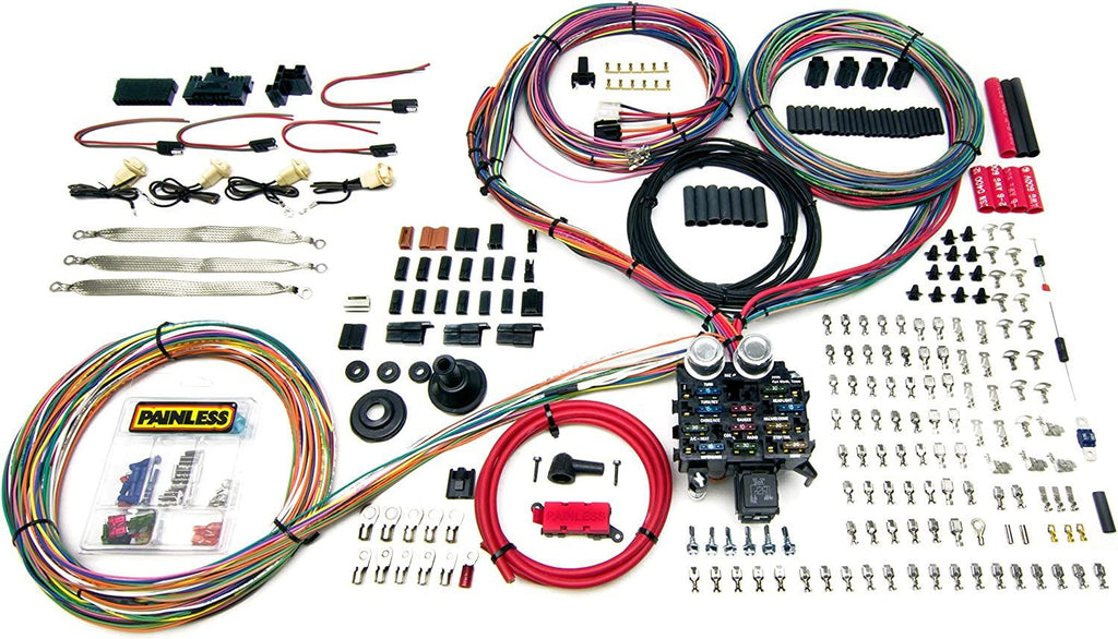 Painless Performance 10402 Pro-Series GM Chassis Harness W/Grommet Pass-Through, Key in Dash, 23 Circuits