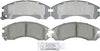 Silver 14D530CH Ceramic Front Disc Brake Pad Set