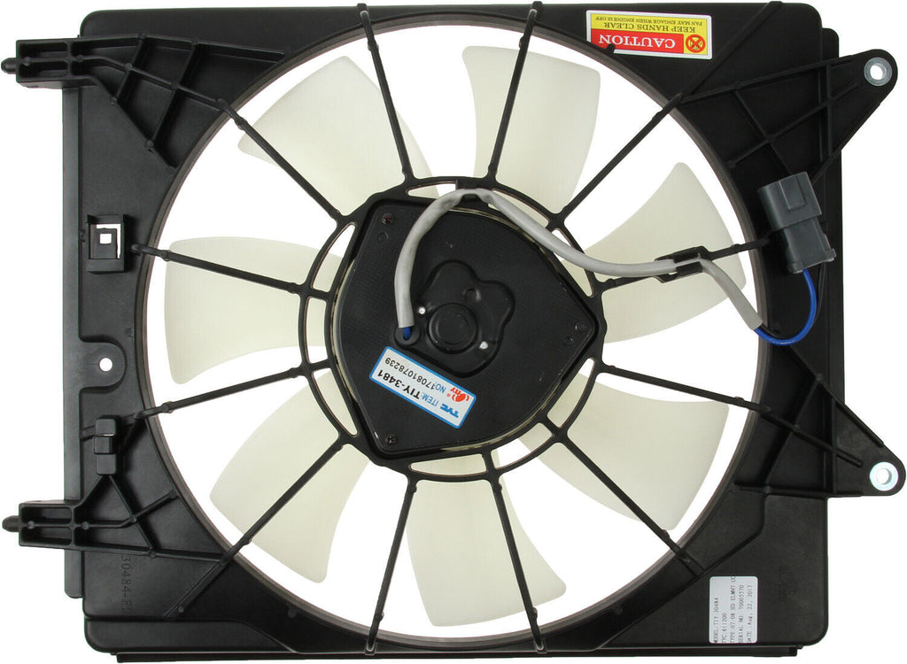 TYC A/C Condenser Fan Assembly for 07-11 Element 611200