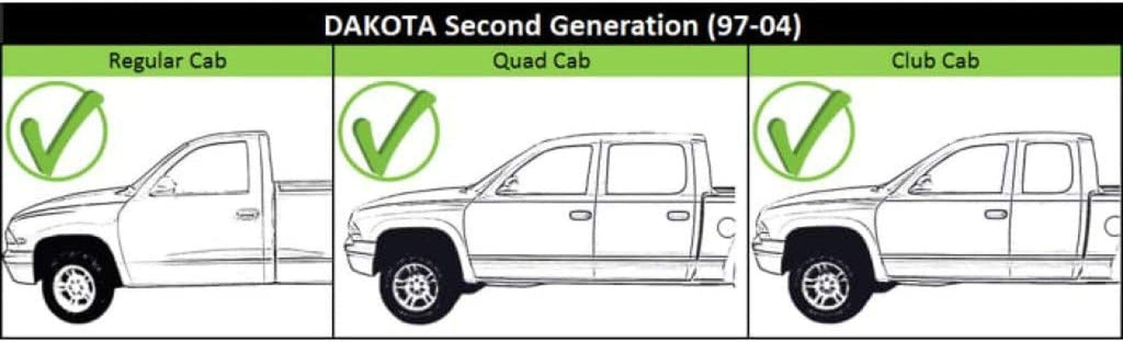 for Dodge Dakota Interior Door Handle Front or Rear, Driver Side Black (1997-2000) | Trim:All Submodels | CH1352116 | 5FT39DX9