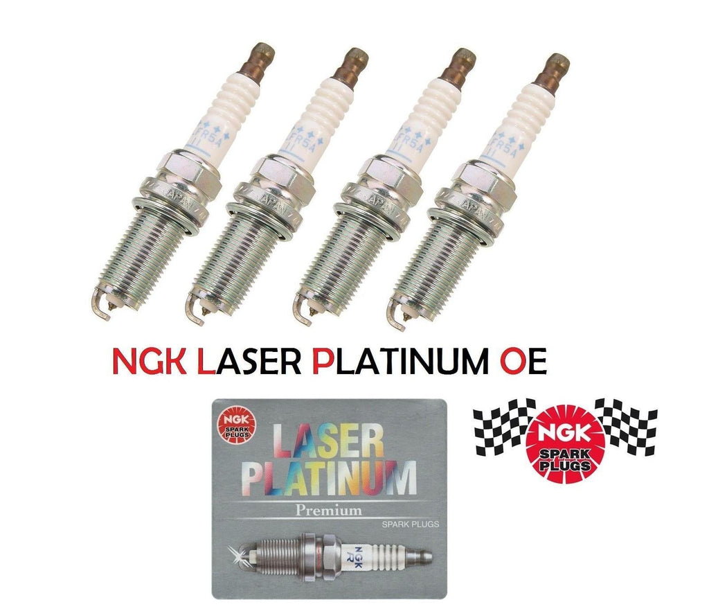 HONDA ACURA NGK PZFR5F11 SPARK PLUG LASER PLATINUM POWER 4-PEICES (4363)