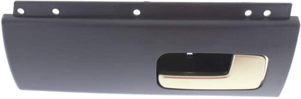 For Lincoln Town Car Interior Door Handle Rear, Passenger Side Black Bezel with Chrome/Gold Lever (2003-2011) | Trim:All Submodels