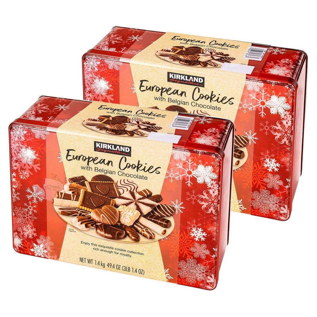 Kirkland Signature European Cookies with Belgian Chocolate 49.4 oz 2-count