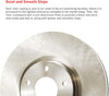 Dynamic Friction Company Front Brake Rotors with Heavy Duty Brake Pads Includes Hardware 6212-67001