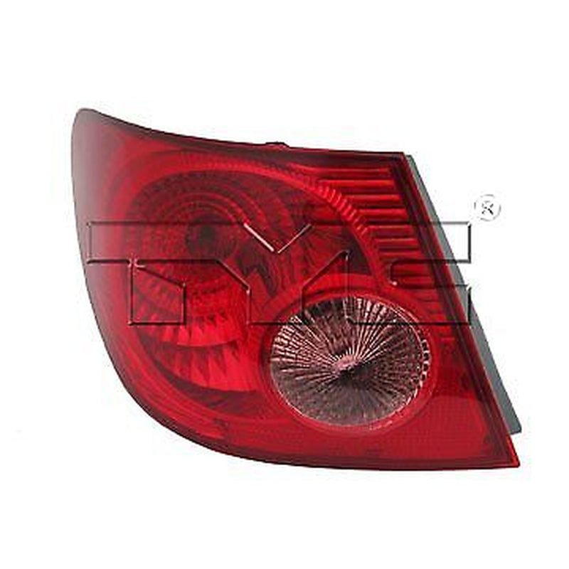 TYC Tail Light Assembly for 05-08 Corolla 11-5704-90-9