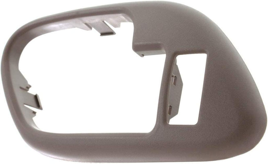 for GMC Yukon Door Handle Trim 1995 96 97 98 99 2000 Driver Side | Front | inside | Brown | W/Lock Hole | 15708073