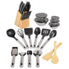 Gibson Home 95-Piece Complete Kitchen Starter Set (Assorted Colors)