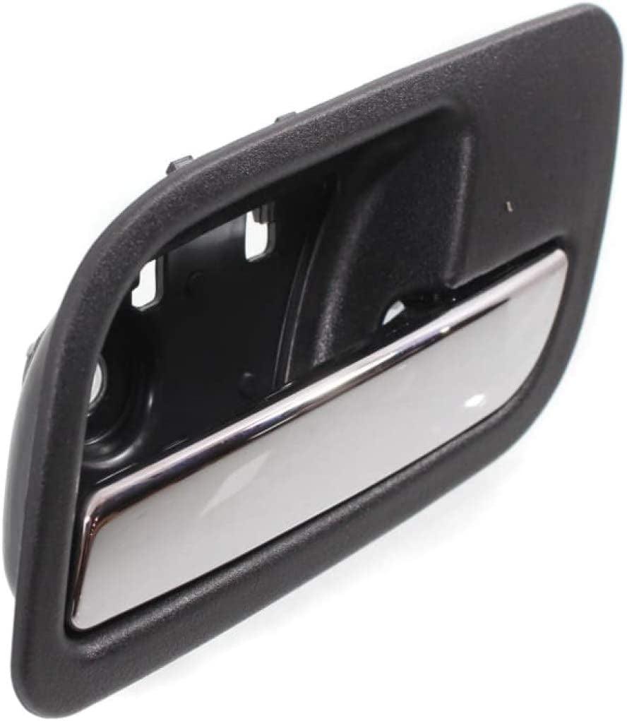 For Cadillac Escalade ESV Interior Door Handle Front or Rear, Passenger Side Black Bezel W/Chrome Lever 2007-2013 | Trim: Base | GM1353148 | 15920704