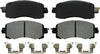 Silver 14D2045CH Ceramic Front Disc Brake Pad Set