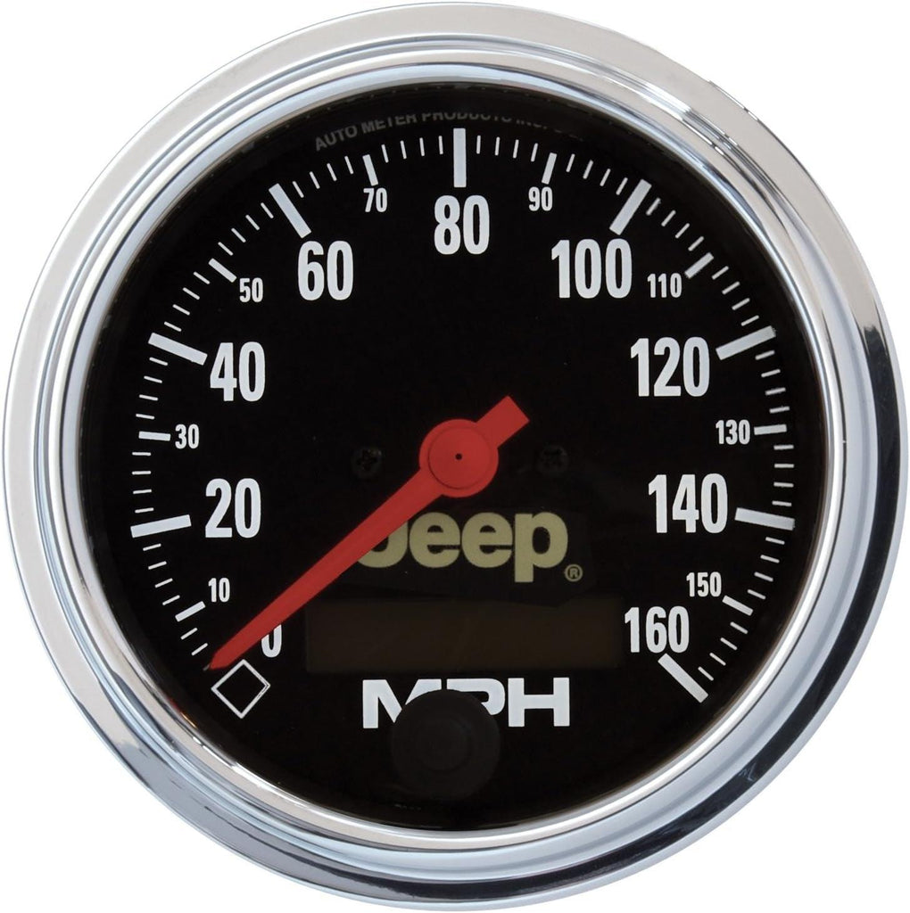 880244 Jeep 3-3/8" Electric Speedometer (0-160 MPH, 85.7Mm)