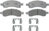 14D1169CH Advantage Ceramic Front Disc Brake Pad Set with Hardware