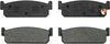 Gold 17D481 Organic Rear Disc Brake Pad Set