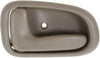 Aftermarket Front Interior Door Handle Compatible with 1993-1997 Toyota Corolla Beige Driver Side