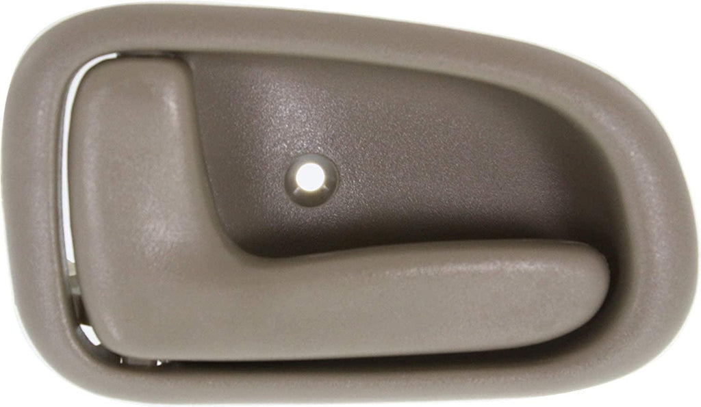 Aftermarket Front Interior Door Handle Compatible with 1993-1997 Toyota Corolla Beige Driver Side