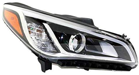 Partomotive For 15-17 Sonata Front Headlight Headlamp Xenon/HID Head Light Lamp Right Side - greatparts