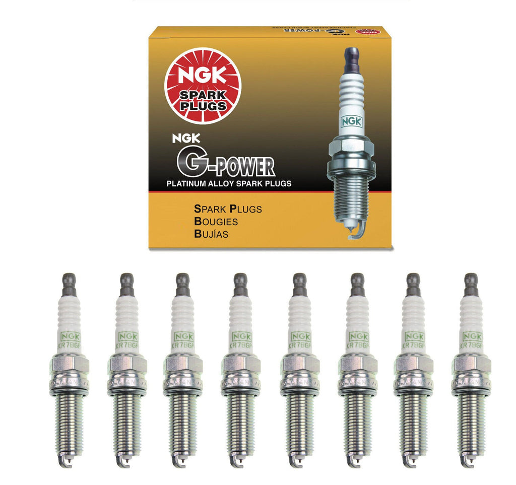 NGK G-Power Platinum Spark Plug Set 8PCS. 95983 LKR7BGP-8