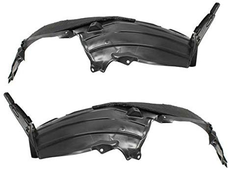 Partomotive For 17-19 CR-V Front Splash Shield Inner Fender Liner w/Insulation SET PAIR