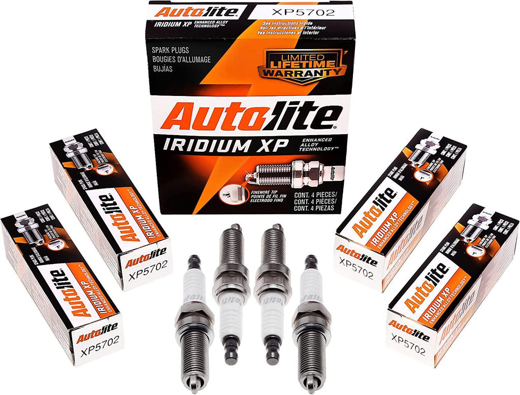 Autolite Iridium XP Automotive Replacement Spark Plugs, XP5702 (4 Pack)