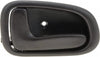 for Toyota Corolla 1993 94 95 96 1997 Interior Door Handle Driver Side | Front/Rear | Brown | Textured | Plastic | Replacement for 69206-12130-02