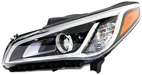 Partomotive For 15-17 Sonata Front Headlight Headlamp Xenon/HID Head Light Lamp Driver Side - greatparts